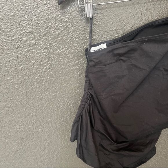 NWT Revolve x Superdown Preston One Shoulder Top in Black | Size XXS - Picture 8 of 12